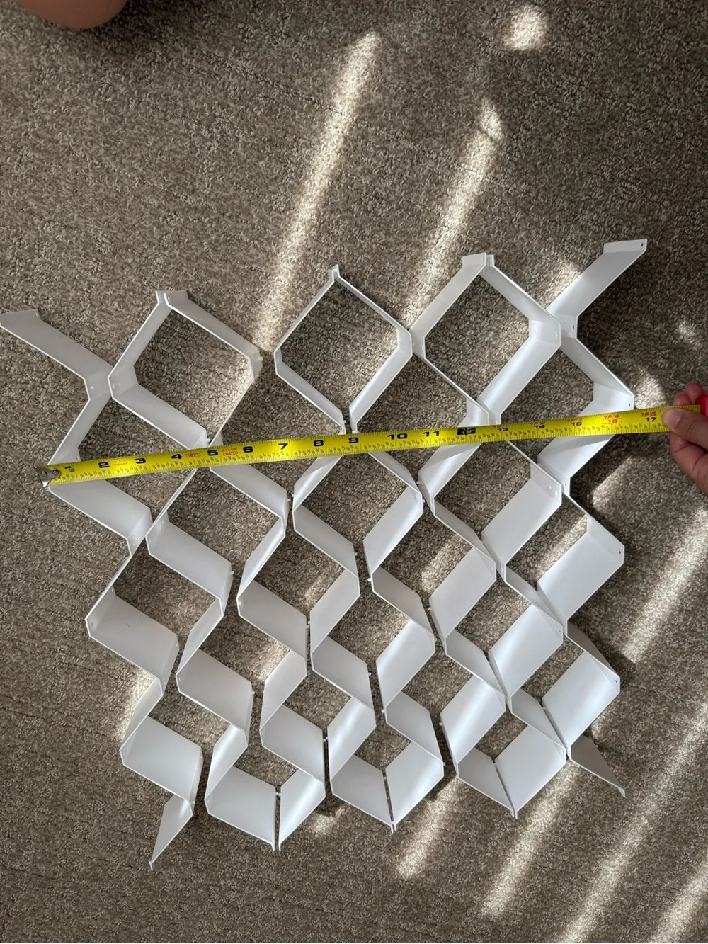 White Modular Grid Organizer - for small accessories